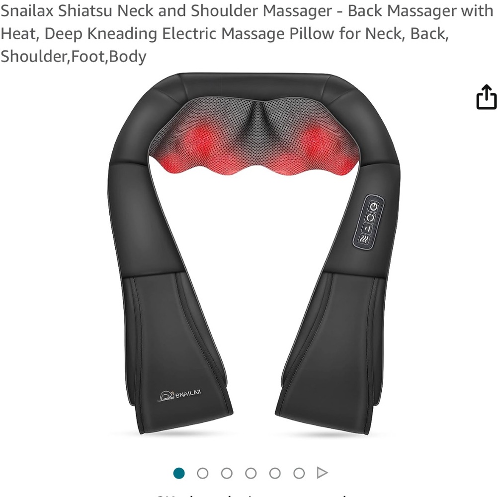 NWT Snailax shiatsu massager